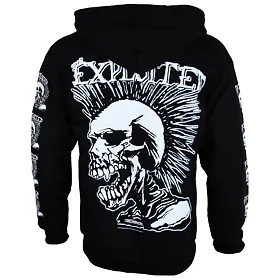 mikina pánská The Exploited Mohican Skull ZH112 - RAZAMATAZ M