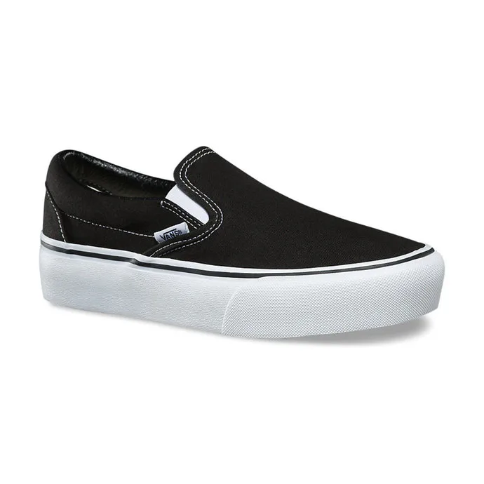 VANS UA CLASSIC SLIP-ON PLATFORM Black Černá 40,5